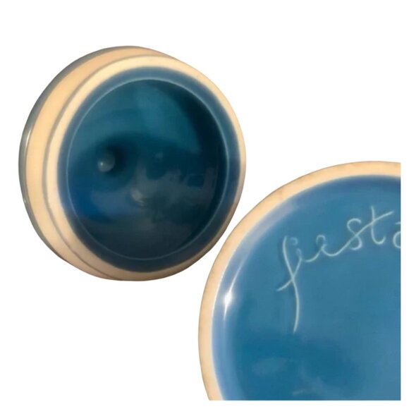 Retired Fiesta Peacock Blue Medium Canister & Lid (Intro 2005) - Picture 7 of 10